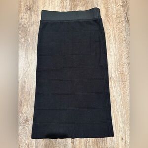 Black Bandage Pencil Skirt Sans Souchi